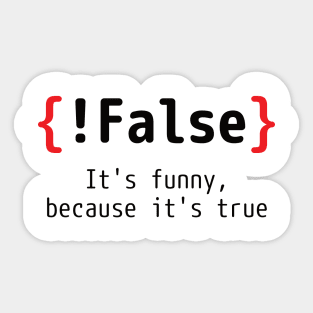 Programmer T-shirt - Coding Joke Sticker